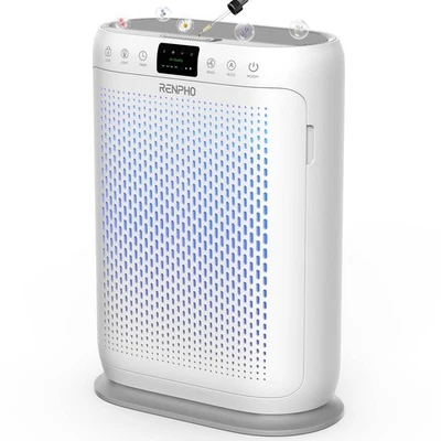 RENPHO Home True HEPA Air Purifier Large Room Air Cleaner for Allergies Smoker Pet Dust