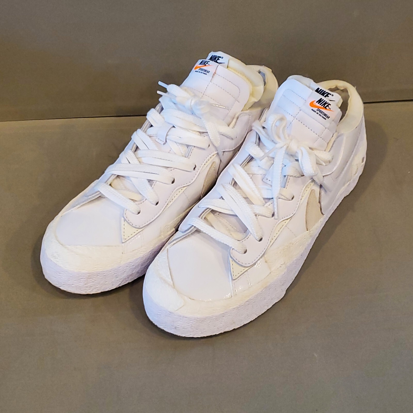 Blazer Sacai x Nike Low White Sail taglia 15 uomo DM6443 100 ottime condizioni scatola originale