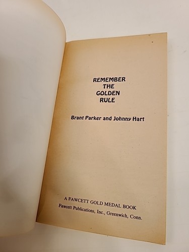Remember the Golden Rule Johnny Hart 1971 Vintage Paperback Book Comic Humor - Imagen 4 de 8