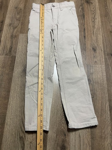 Old Navy Pants, Boy's Size 7, Khakis, Straight Leg, Built in Tough, Pockets - Picture 6 of 10