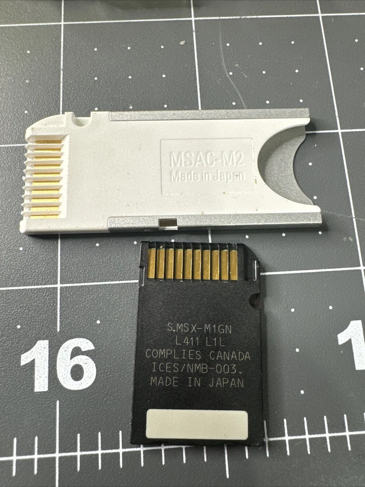 Genuine Sony memory stick duo magicgate 1GB High speed w/adaptor MSAC-M2 camera - Image 4 of 4