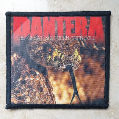 PANTERA - THE GREAT SOUTHERN TRENDKILL -- PATCH / AUFNÄHER -- GROOVE METAL