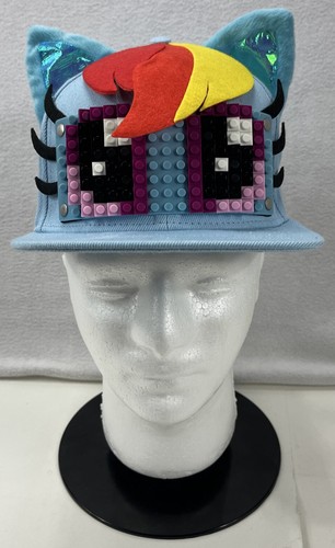 My Little Pony Rainbow Dash Bricky Blocks Build On Snapback Hat