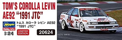 Hasegawa 1/24 Scale TOM'S Corolla Levin AE92 1991 JTC Plastic