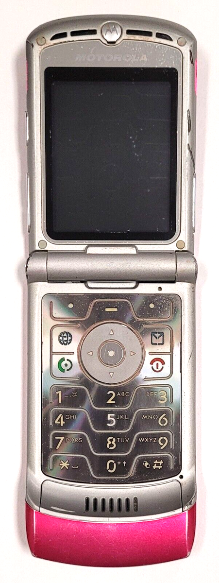 Motorola RAZR V3 Rose Motif Fleurs – Téléphone Vintage