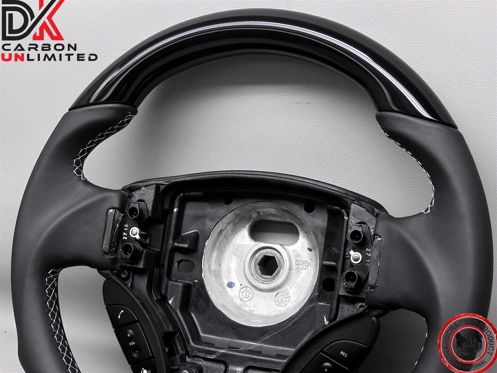 Aston Martin DBS Rapide DB9 Vantage Virage Alcantara Piano Black Steering Wheel