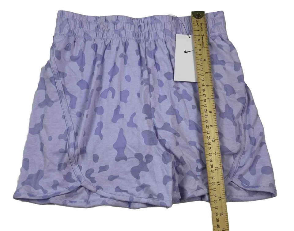 Nike Dri-FIT Kids Training 4” Shorts Purple, Lined Size L Animal, Print MSRP$38 - Image 3 of 4