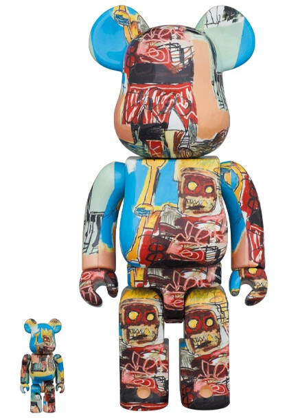 【Auténtico】BE@RBRICK JEAN-MICHEL BASQUIAT #6 100% 400% BEARBRICK MEDICOM JUGUETE JP Foto 2 de 4