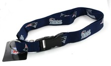 New England Patriots NFL Football Detachable Buckle Key Chain Long 23" New W/Tag