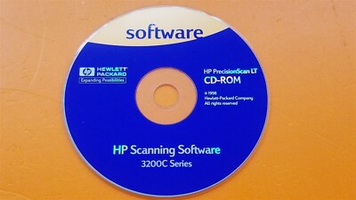      HP Scanning Software 3200C Series CD Disc (1998) HP PrecisionScan LT