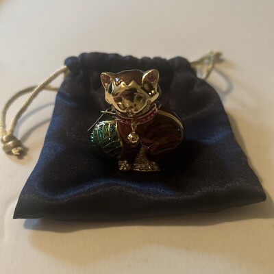 Estee Lauder Beautiful Cuddly Kitten Compact for Solid Perfume. Inside Box ONLY