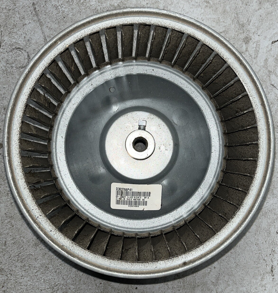 Trane WHL01099 Blower Wheel D303766P41 03-33027 USED **TESTED**
