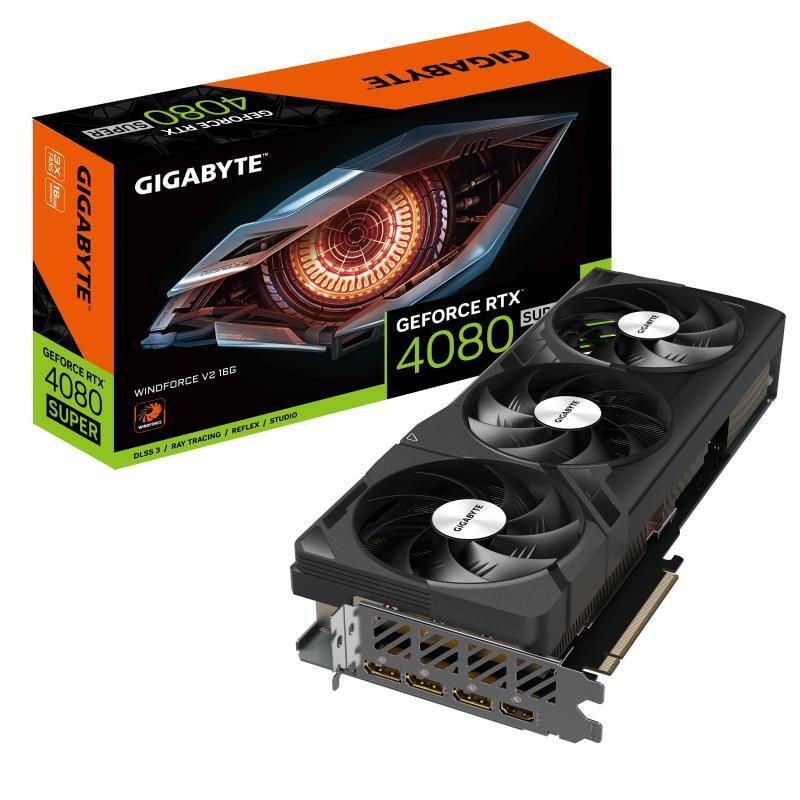 Gigabyte GeForce RTX 4080 SUPER WINDFORCE V2 16G NVIDIA 16 Gigabyte GeForce RTX 4080 SUPER WINDFORCE V2 16G NVIDIA 16