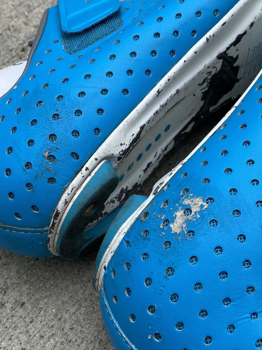Rapha Climber's Road Cycling Shoe in Blue w/ Giro Soles 43.5 Rapha Climber's Road Cycling Shoe in Blue w/ Giro Soles 43.5