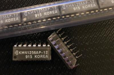 SAMSUNG KM41256AP-12 256K X 1 Bit Dynamic RAM with Page / Nibble Mode **NEW**