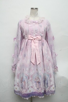 Angelic Pretty / Cecilia Cross One Piece Pink S-24-08-24-057-Ap-Op  