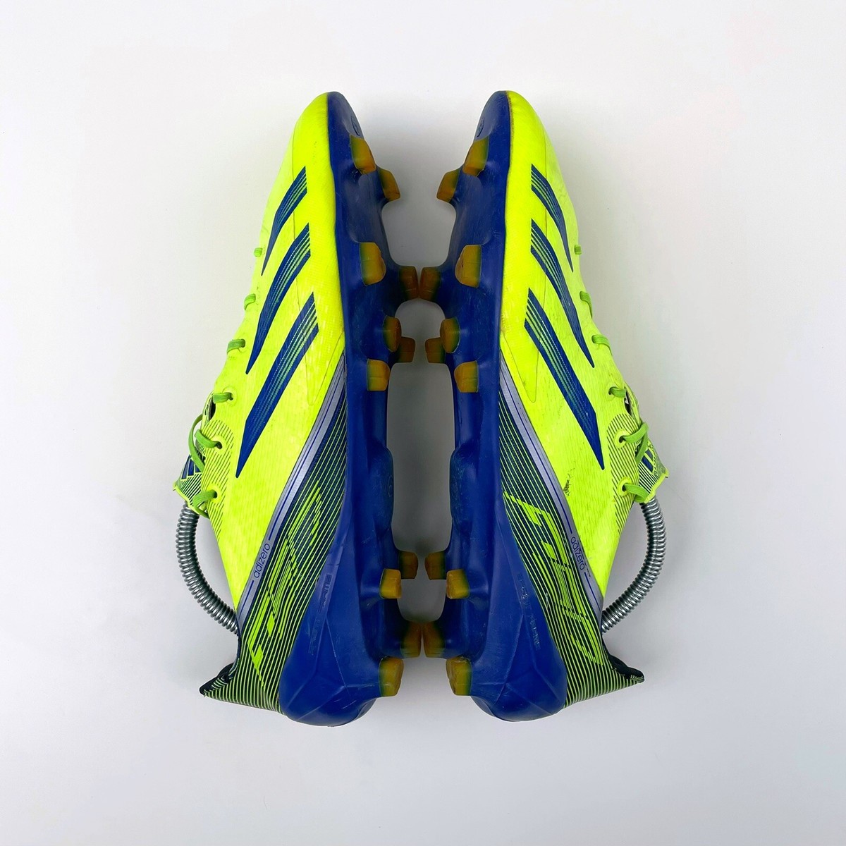 ADIDAS F50 ADIZERO FG SYN * Q33850 * 11 US * YELLOW/BLUE