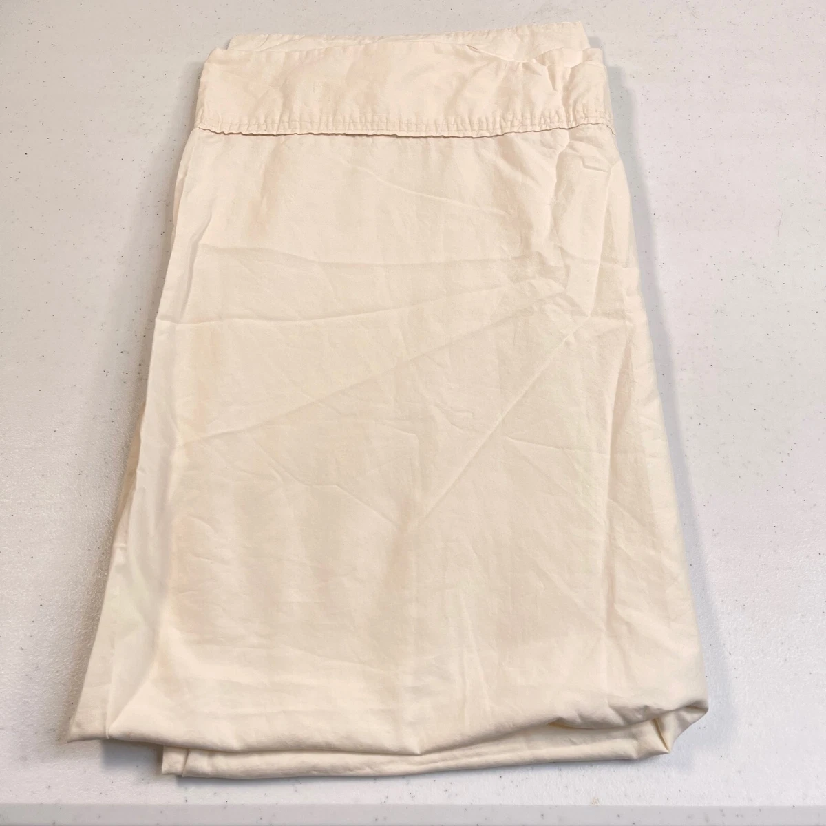American Living pillowcase standard cream white pima cotton 36x19 classic  modern
