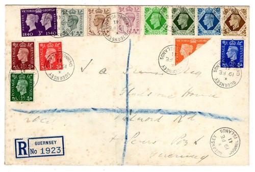 Channel Islands Guernsey II+GB With Many Different GB Runner Edition!! RARE (CA4