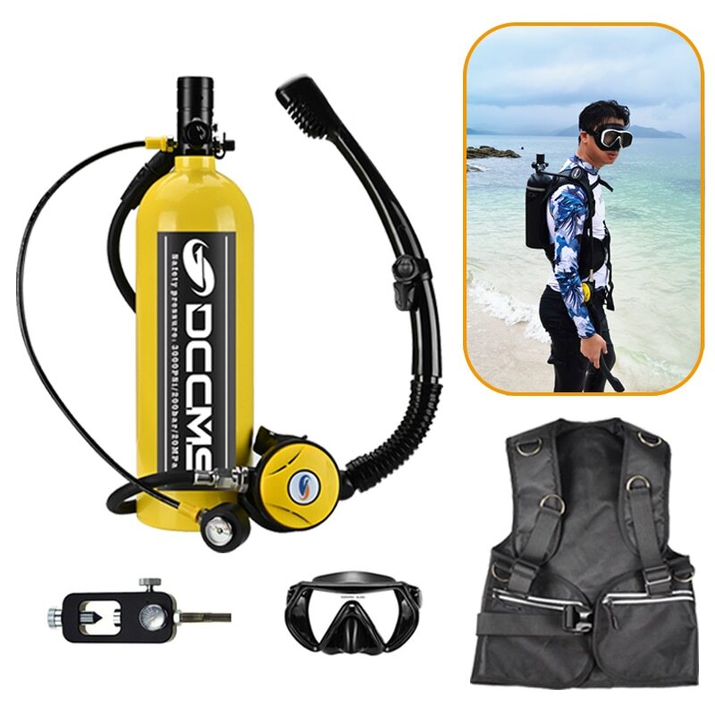 30 Minutes Scuba Diving Equipment 2L Diving Oxygen Tank Mini