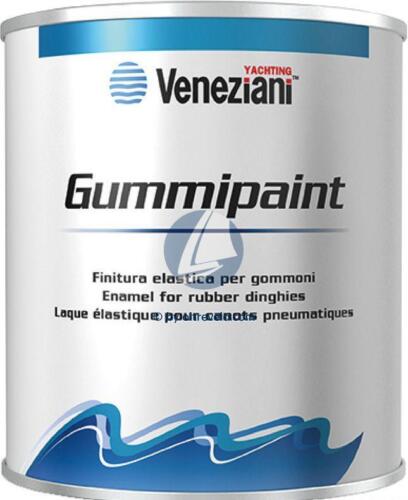 Antivegetativa Gummipaint Nera 0,5 l - Vernice Elastico per Gommoni in Neopre...