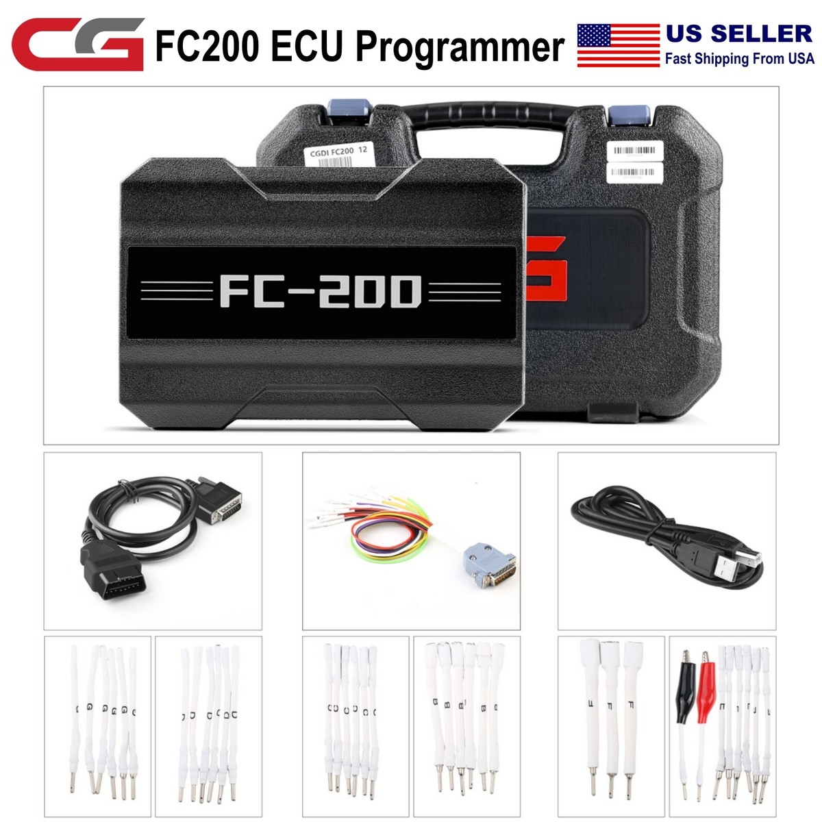 CGDI FC−200 ECU プログラマ CGDI FC 200 Programmer ISN OBD Reader For 4200+ E-C-U & EGS