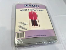 Storage Essentials Dress Storage Storage Bag Grey w/Red Trim