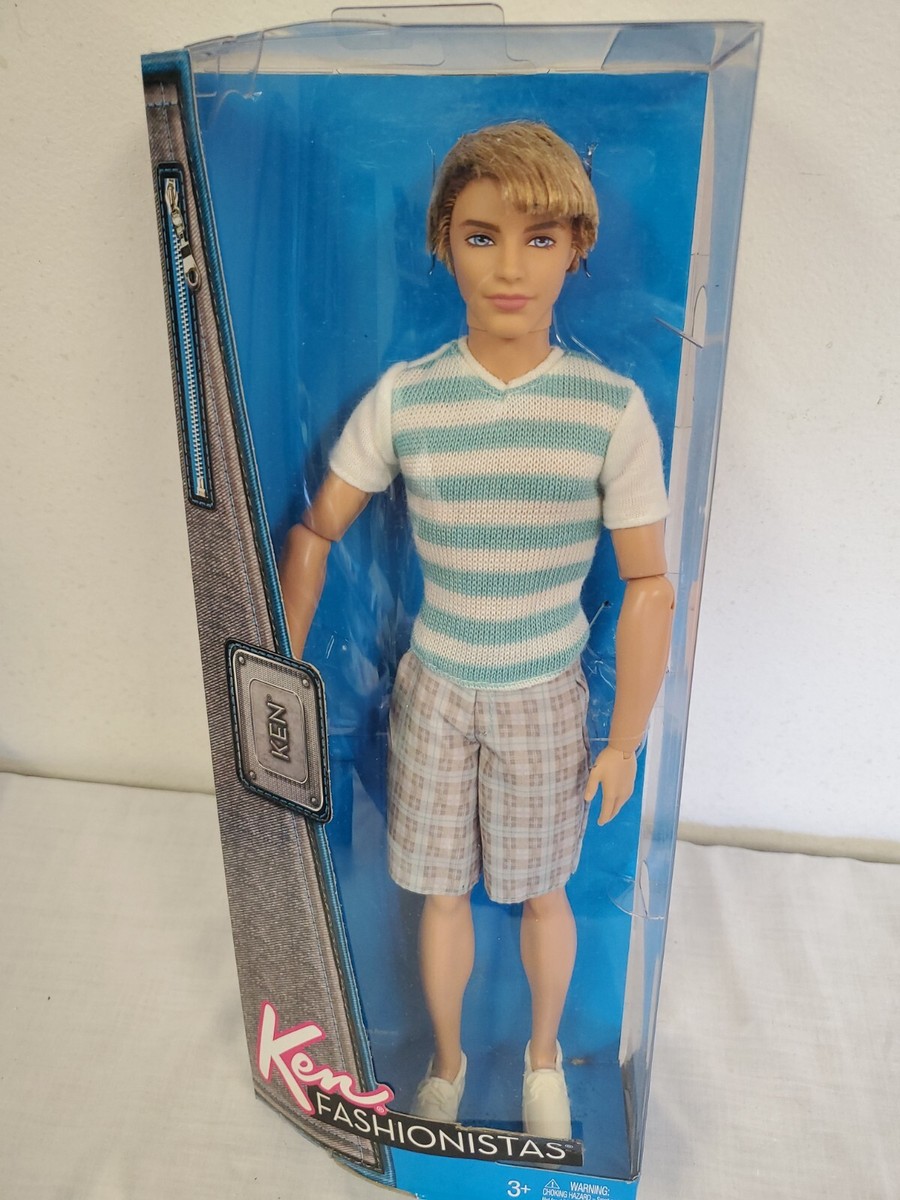 Ken Ken Doll FASHIONISTAS NRFB 2011 Articulated Arms Blonde