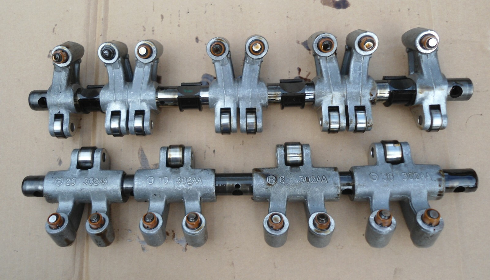 BMW Mini Cooper R50 R53 W10 W11 Rocker Arm Shaft Set Axle Exhaust  