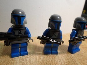 LEGO Star Wars - Mandalorian Death Watch Warrior (x3) - Minifigure sw0296 - 7914