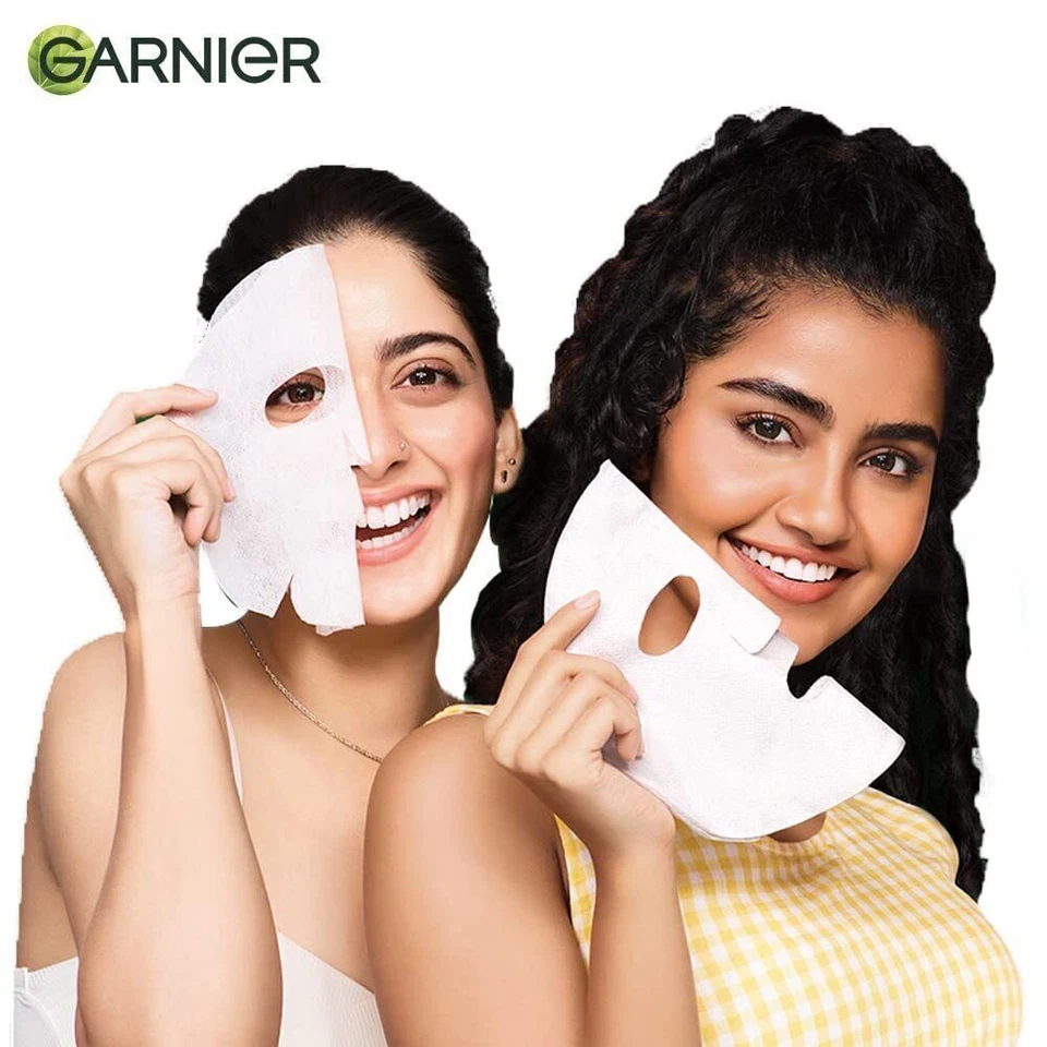 Garnier Skin Naturals Face Serum Sheet Mask Pack of 10 AU - Image 3 of 4
