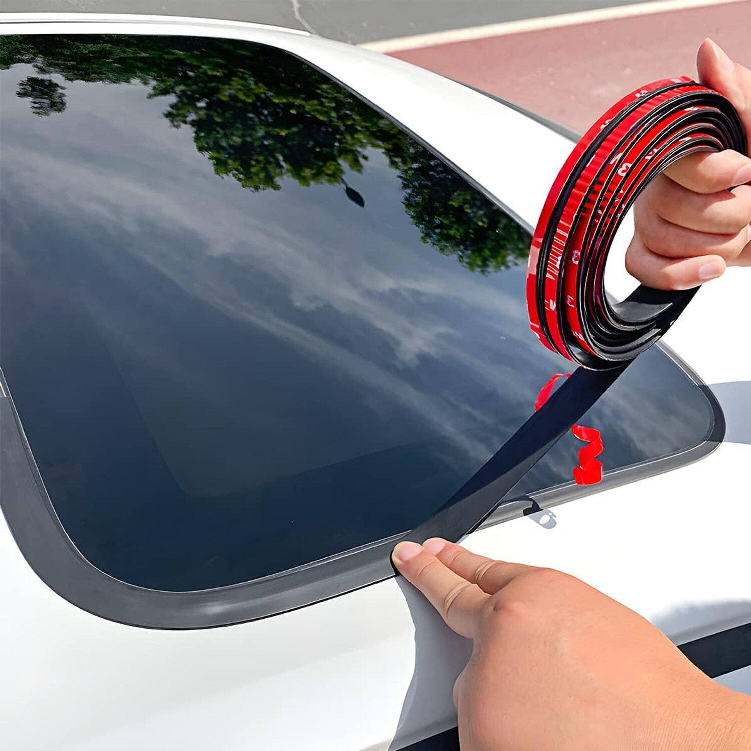 Durable 10FT Car Windows Edge Moulding Trim Rubber Seal Weather Strip T-shape