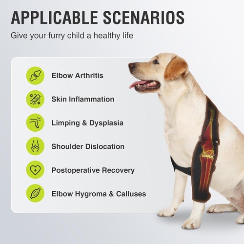 Breathable Large Dog Elbow Support Pads - Effective Wound Prevention & Healing - Picture 6 of 8
