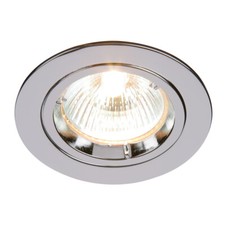 Saxby Cast Fixed or Tilt Twist Lock GU10 Mains 240V Downlight Recessed Spotlight
