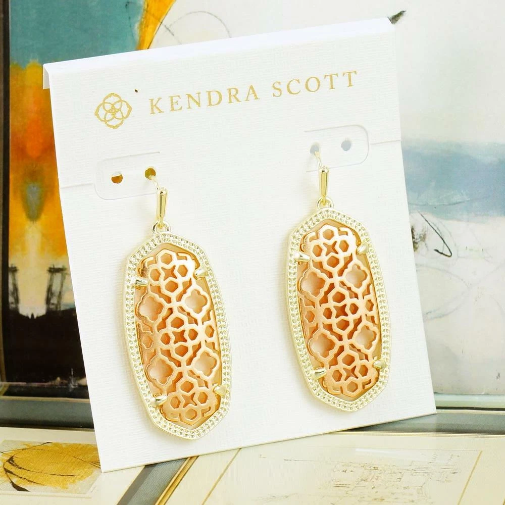 Elle filigree shop drop earrings