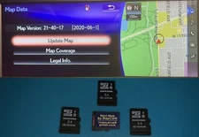 Lexus Gen 08 09 New North America Map 2020-2021 MicroSd Card