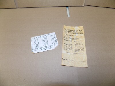 Authentic Herman Miller Eames Shell Chair Factory Production Stickers