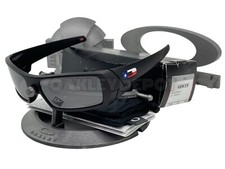       OAKLEY GASCAN 009014 MATTE BLACK/PRIZM BLACK TX FLAG ICONS SUNGLASSES 72 