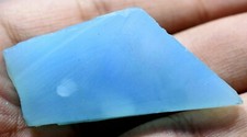 59.40 CT Natural Blue Chalcedony Brazilian Superb Untreated Slab  