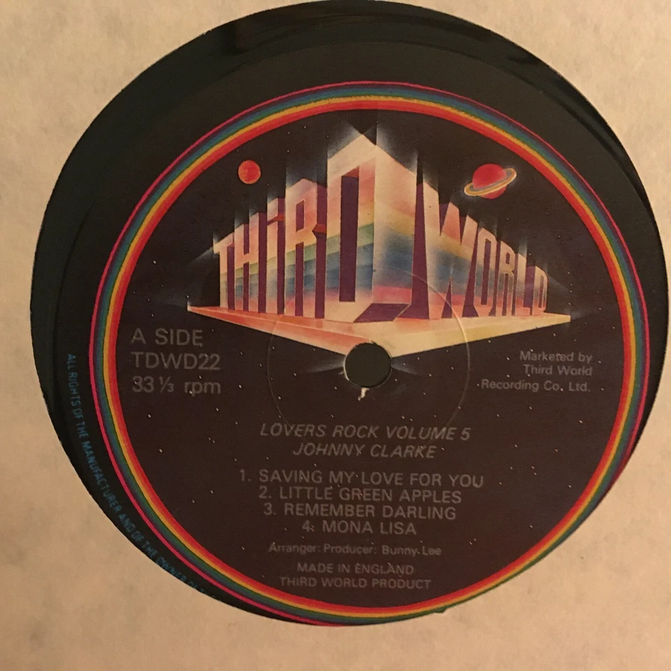 JOHNNY  CLARKE           LP    LOVER,S ROCK VOL .5 - Image 4 of 4