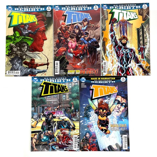 Titans DC Universe Rebirth Set Of 5 Comic Books Comics - 第 1/3 張圖片