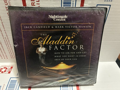 #ad SEALED RARE BRAND NEW “The Aladdin Factorquot; by Jack Canfield amp; Mark Hansen CD Set $268.00