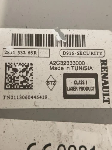281153266R Sistema Audio/Radio Cd para RENAULT MEGANE III BERLINA 5P 2013 193095 - Bild 3 von 10