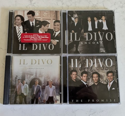 Il Divo CD Lot: Self Titled (2005), Ancora, The Promise, Amor & Pasion