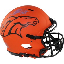 Von Miller Autographed Denver Broncos Authentic Rave Helmet Beckett WIT 54742