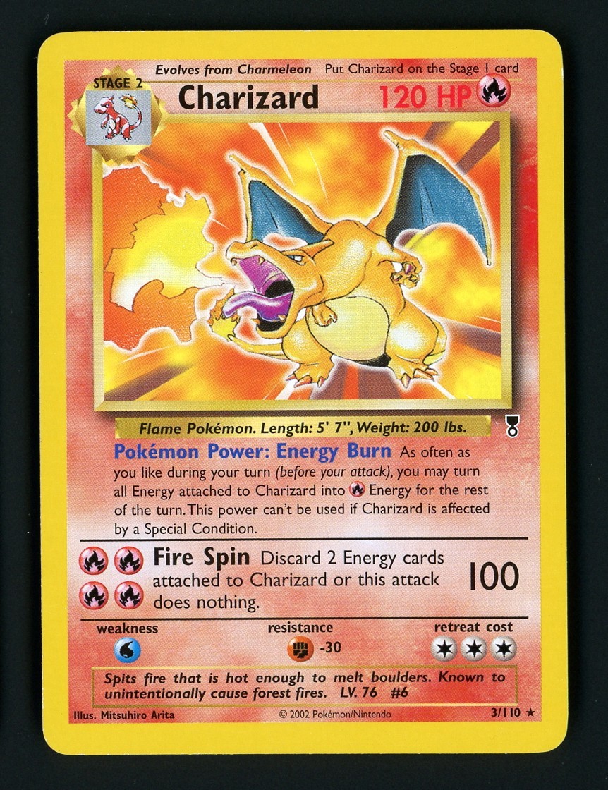 Charizard LP 3/110 - Rare Theme Deck Exclusive - Legendary Collection - Pokemon