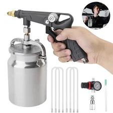 Air Rust Proofing Undercoating Gun, Gauge, Cup, 19" Wands, Spray Truck Bed Liner