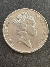 1991 10c Coin EF Low Mintage Australian Ten Cents 10 Cent Extremely Fine XF