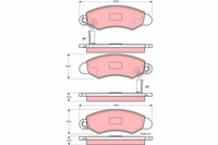 Bremsbelagsatz FÜR Suzuki Swift Ii SchrÄGheck (Ea, Ma) - Trw GDB3215