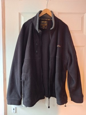 Atlas For Men Black Fleece Jacket XL Outdoor. -trt2-